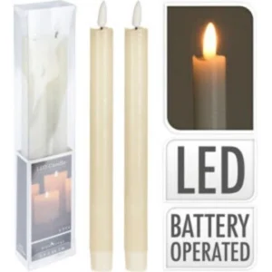Led Dinerkaarsen - 4 Stuks - 24Cm Marcels Webwinkel