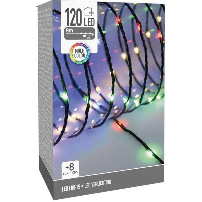 Led Verlichting 120 Led - 9 Meter - Multicolor - 8 Lichtfuncties - Soft Wire Marcels Webwinkel