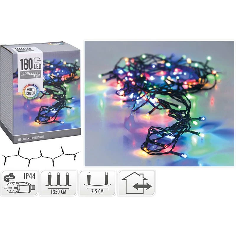 Led-Verlichting - 180 Led's - 13.5 Meter - Multicolor Marcels Webwinkel