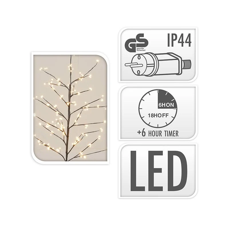 Lichtboom 120Cm - 240Led - Met Timer Marcels Webwinkel