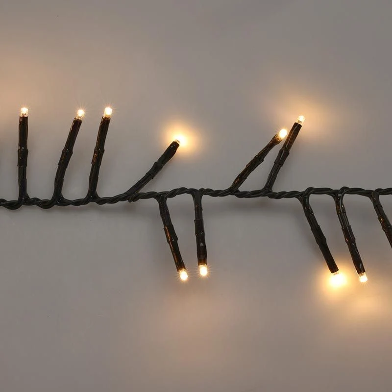Maxi Cluster Kerstverlichting - 1000 Led - 15M - Warm Wit - Timer - Lichtfuncties - Geheugen - Buiten Marcels Webwinkel