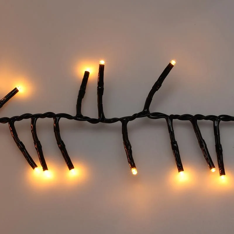 Maxi Cluster Kerstverlichting - 1200 Led - 18M - Extra Warm Wit - Timer - Lichtfuncties - Geheugen - Buiten Marcels Webwinkel