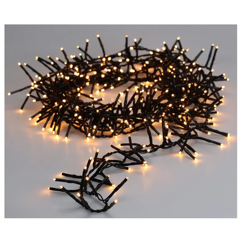 Maxi Cluster Kerstverlichting - 1200 Led - 18M - Extra Warm Wit - Timer - Lichtfuncties - Geheugen - Buiten Marcels Webwinkel