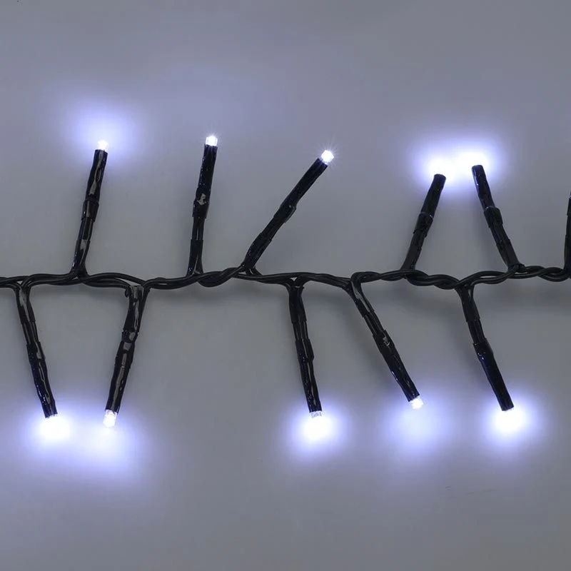 Maxi Cluster Kerstverlichting - 400 Led - 6M - Wit - Timer - Lichtfuncties - Geheugen - Buiten Marcels Webwinkel
