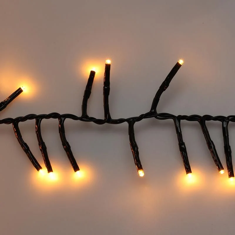 Maxi Cluster Kerstverlichting - 600 Led - 9M - Extra Warm Wit - Timer - Lichtfuncties - Geheugen - Buiten Marcels Webwinkel