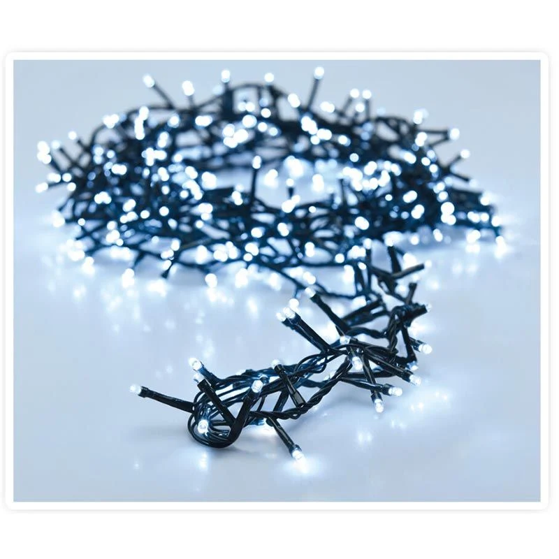 Micro Cluster 200 Led - 4M - Wit - Batterij - Lichtfuncties - Geheugen - Timer Marcels Webwinkel