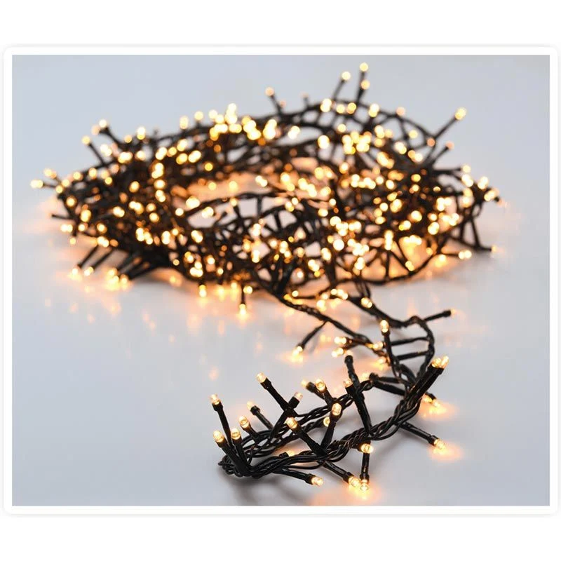 Microcluster - 800 Led - 16M - Warm Wit - Timer - Lichtfuncties - Geheugen - Buiten Marcels Webwinkel