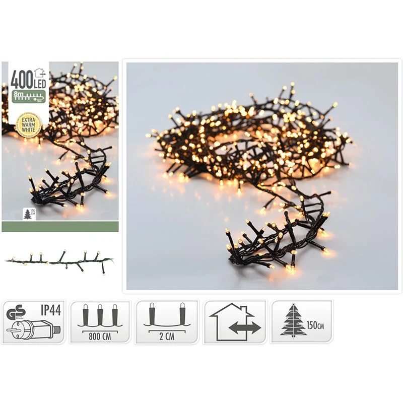 Snakelight 400 Led - 8 Meter - Extra Warm Wit Marcels Webwinkel