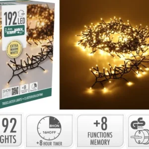 Treecluster Kerstboomverlichting - 192Led - Extra Warm Wit Marcels Webwinkel