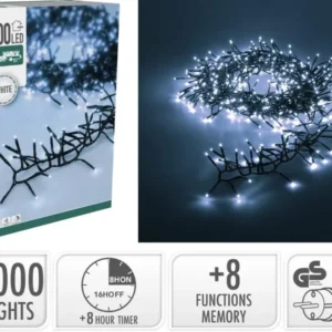 Treecluster Kerstboomverlichting - 3000Led - Wit Marcels Webwinkel