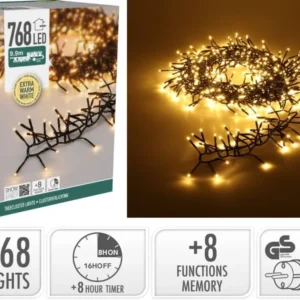 Treecluster Kerstboomverlichting - 768Led - Extra Warm Wit Marcels Webwinkel