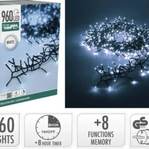 Treecluster Kerstboomverlichting - 960Led - Wit Marcels Webwinkel