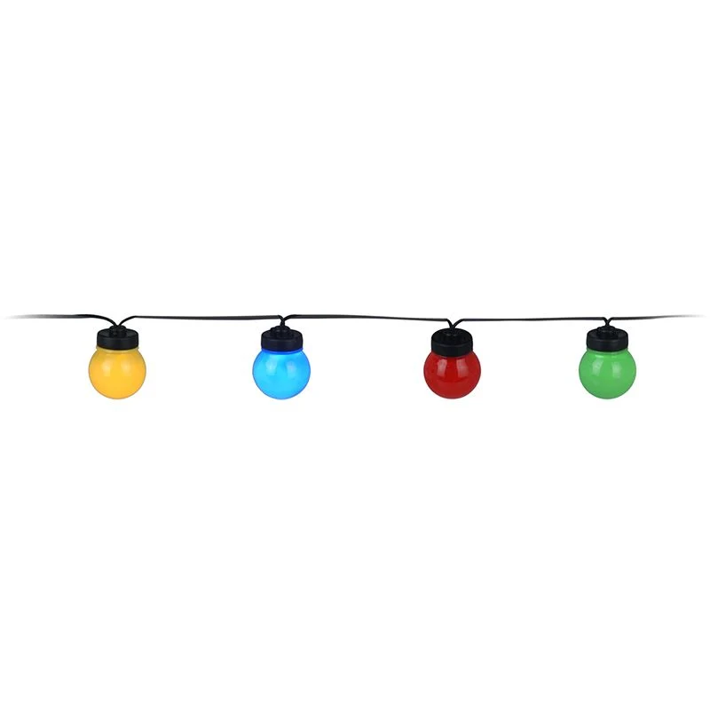 Tuinverlichting Lichtsnoer - 10 Gekleurde Led-Lampen Marcels Webwinkel