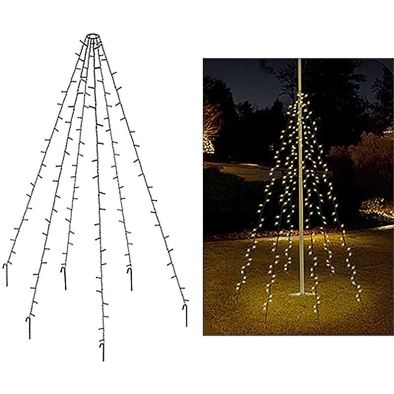 Vlaggenmast Verlichting 360 Led's - 800Cm Marcels Webwinkel