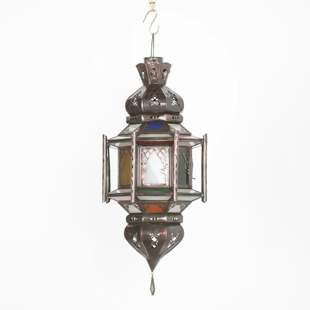Marokkaanse achthoekige Andalusische kristallen lamp 55x25
