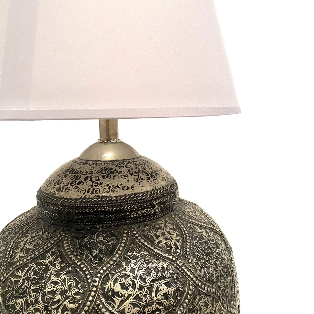 Marokkaanse Alpaca Fleslamp 75cm