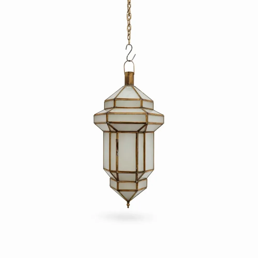 Marokkaanse koperen lamp ARBAHA 48x21cm