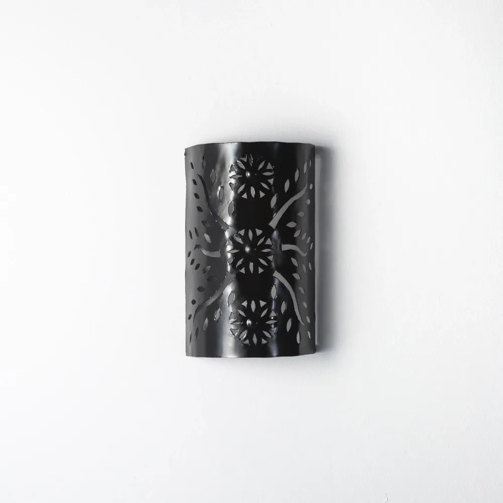 Marokkaanse Shamsia smeedijzeren wandlamp
