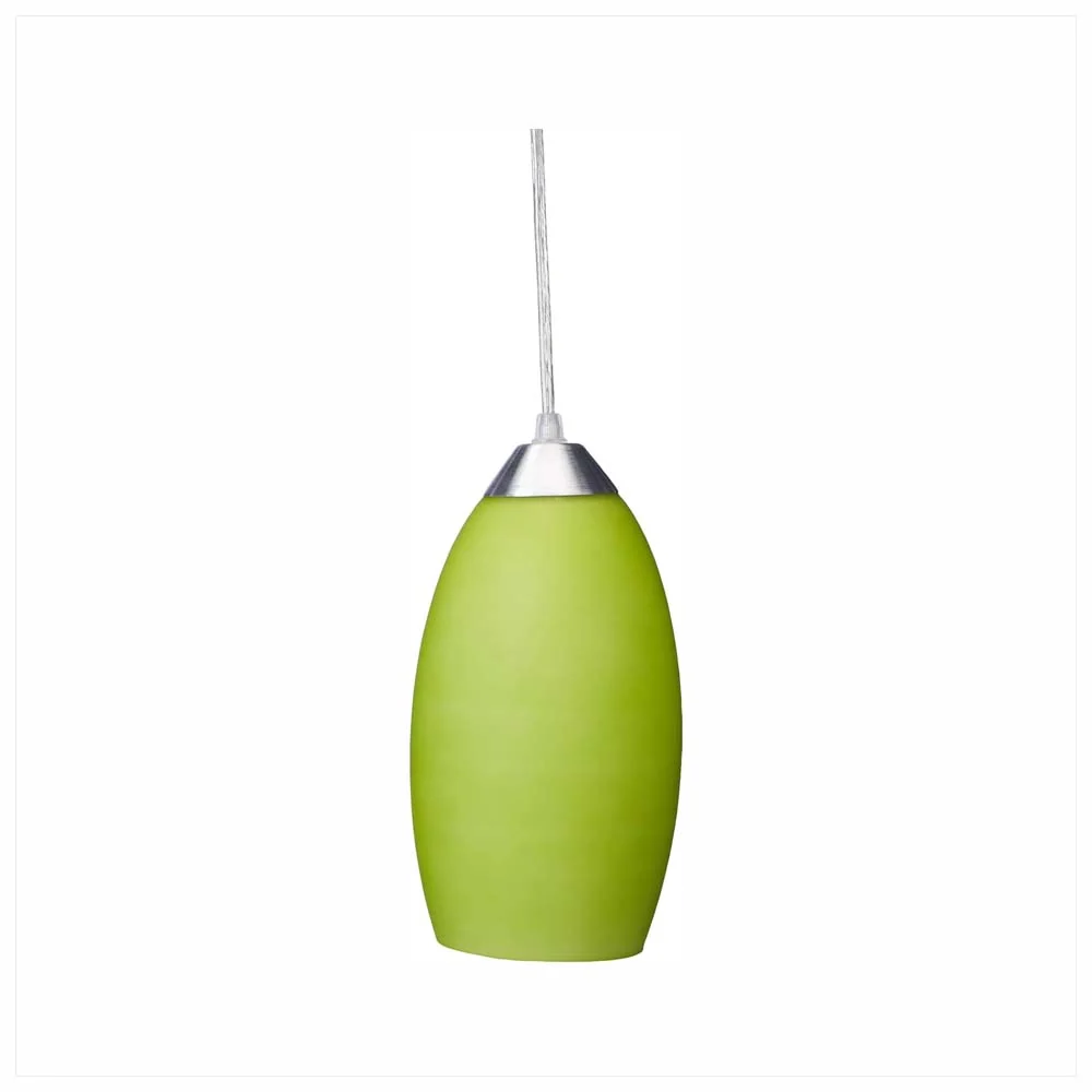 CANDIL ALUMINIO 110 X 210 MM. VIDRIO VERDE MATE 1200 MM. MAX. MAXXI