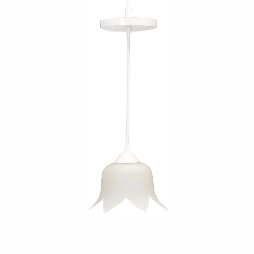 LUMINARIO COLGANTE LAMINA DE ACERO + VIDRIO MATE 16CM H-120CM 127VLAMPARA OPCIONAL NO INCLUIDA(MX-CL6611/B) MAXXI