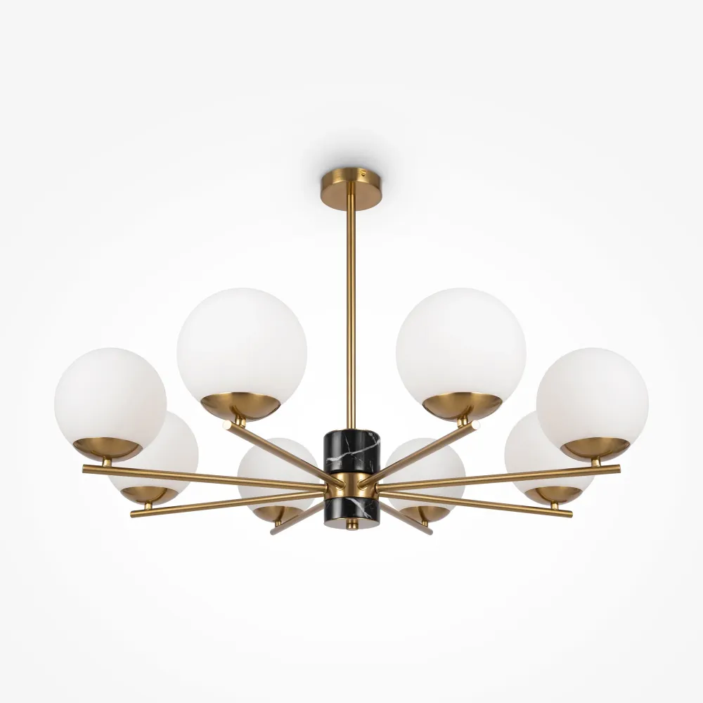 Maytoni - Hanglamp Marble - Messing - Ø81
