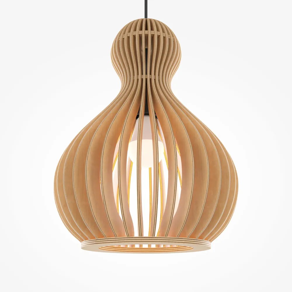 Maytoni - Hanglamp Roots - Zwart - Ø30