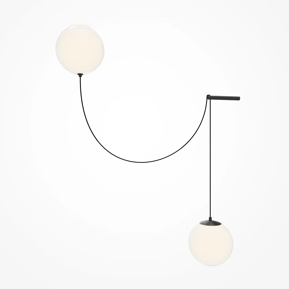 Maytoni hanglamp Twins - Zwart - 20x20x300 cm