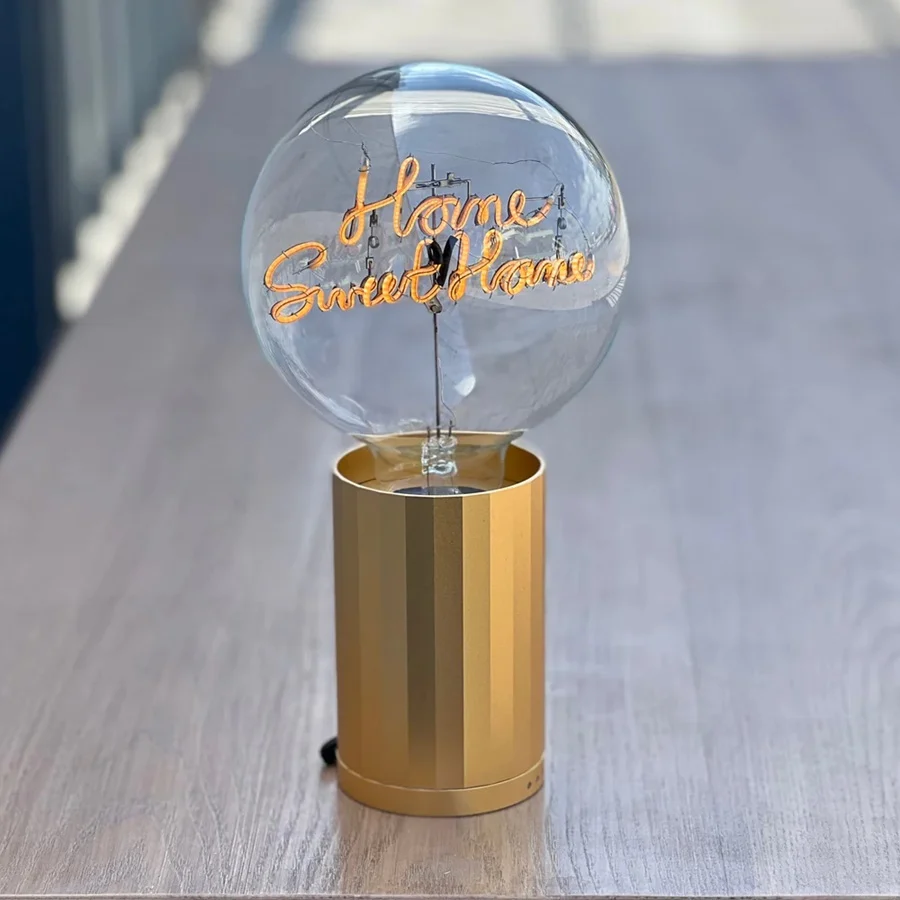 MITB Bulb Home Sweet Home tekst lamp draadloos Message in the Bulb