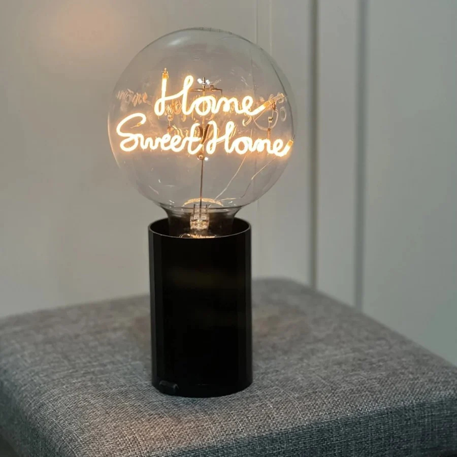 MITB Bulb Home Sweet Home tekst lamp draadloos Message in the Bulb