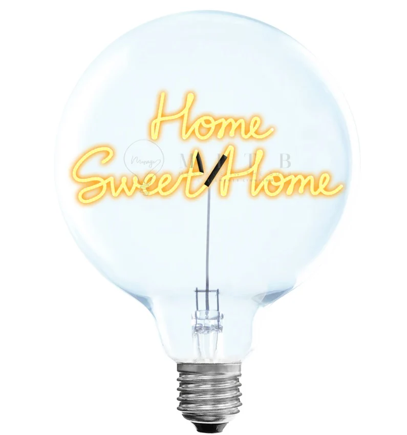 MITB Bulb Home Sweet Home tekst lamp draadloos Message in the Bulb