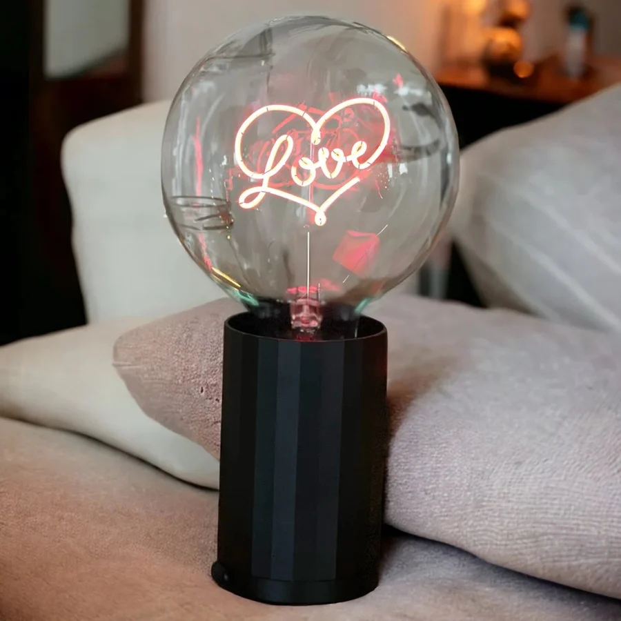 MITB Bulb Love tekst lamp draadloos Message in the Bulb