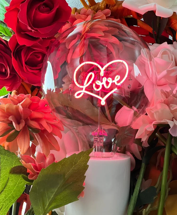 MITB Bulb Love tekst lamp draadloos Message in the Bulb