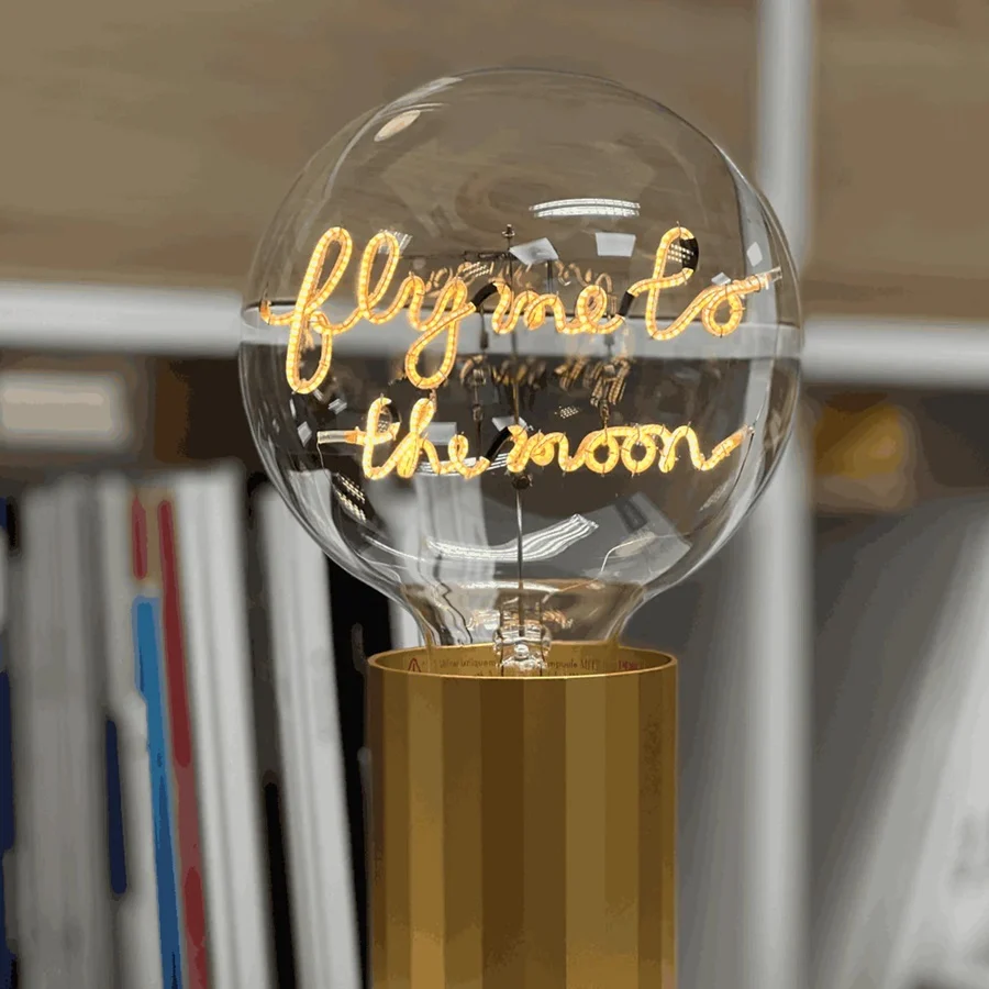 MITB Bulb Fy me to Moon LED lamp draadloos Message in the Bulb