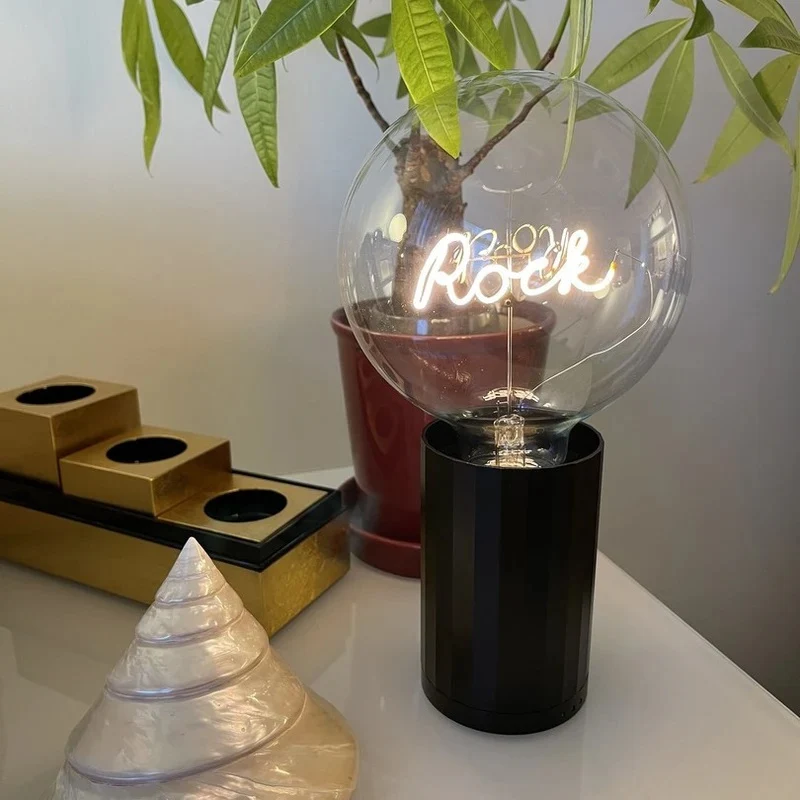 MITB Bulb Rock LED tekst lamp draadloos Message in the Bulb