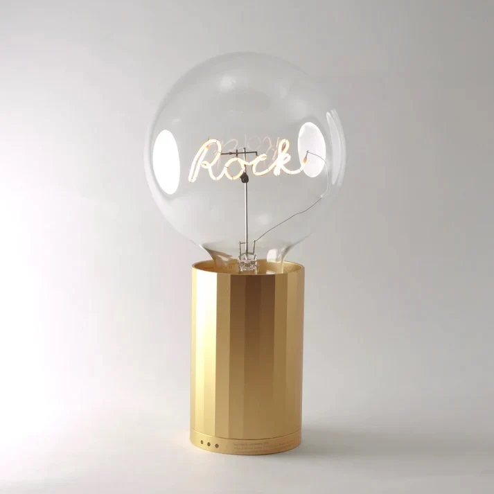 MITB Bulb Rock LED tekst lamp draadloos Message in the Bulb
