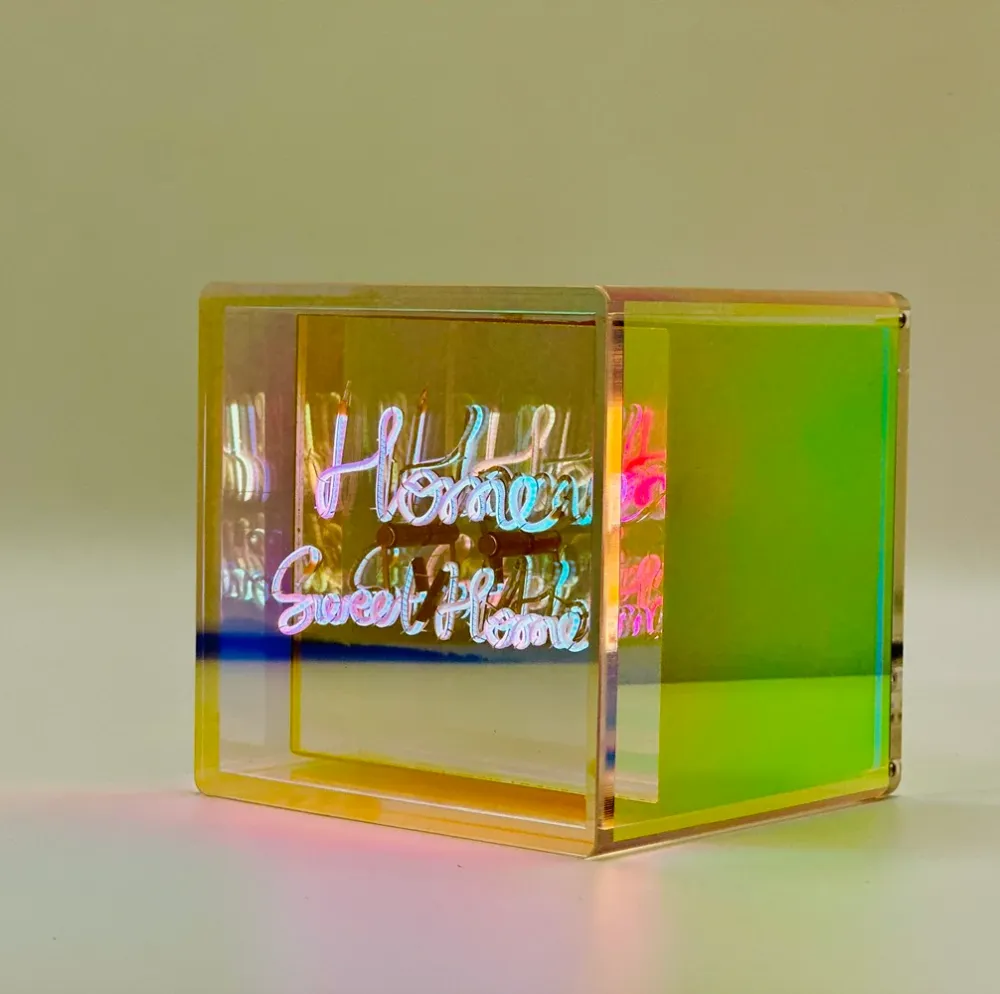 MITB MITBOX Home Sweet Home lichtgevende kubus multi-colour Message in the Bulb