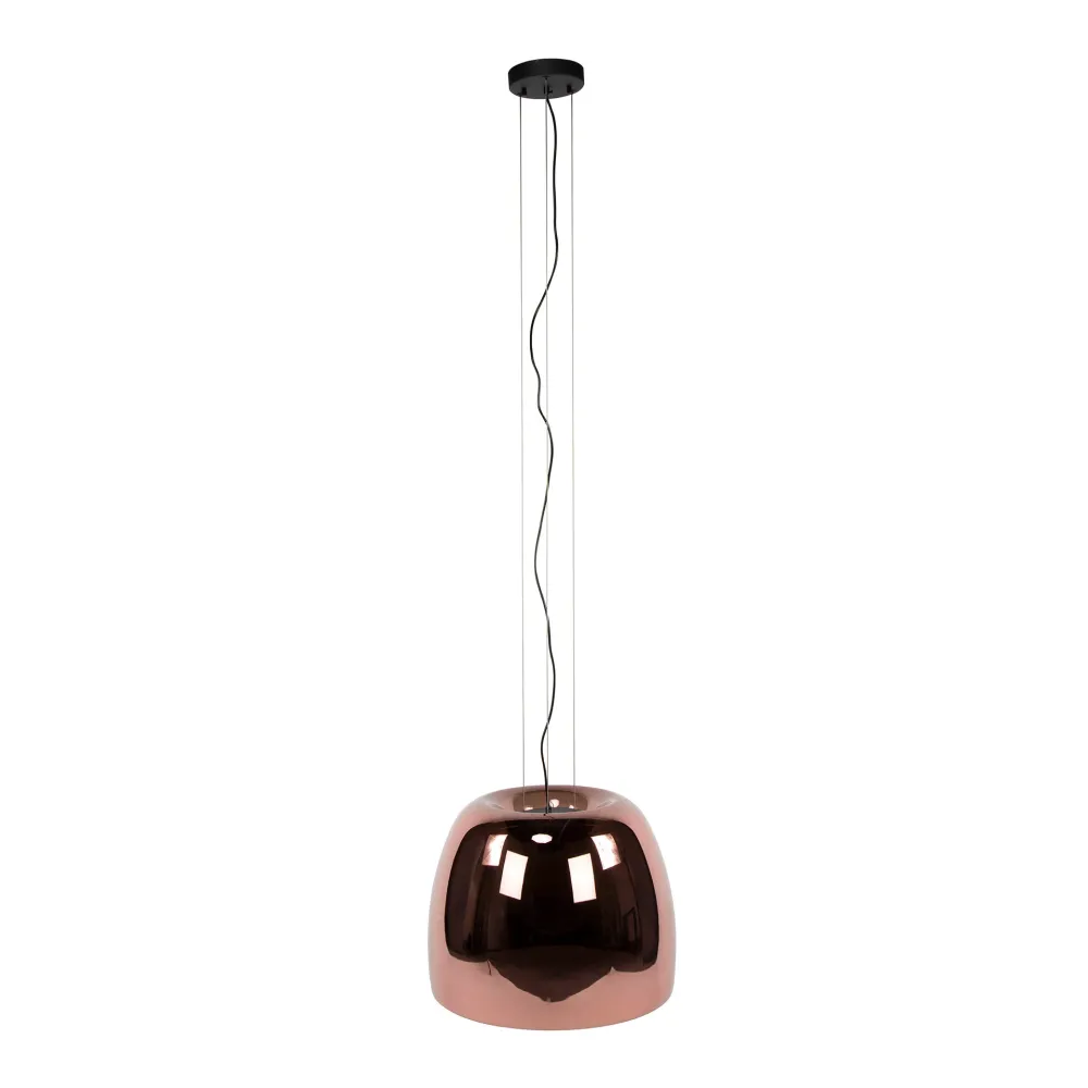 Hanglamp Lunaris XL - 1-lichts - Koper - Glas Meubelserie Lunaris