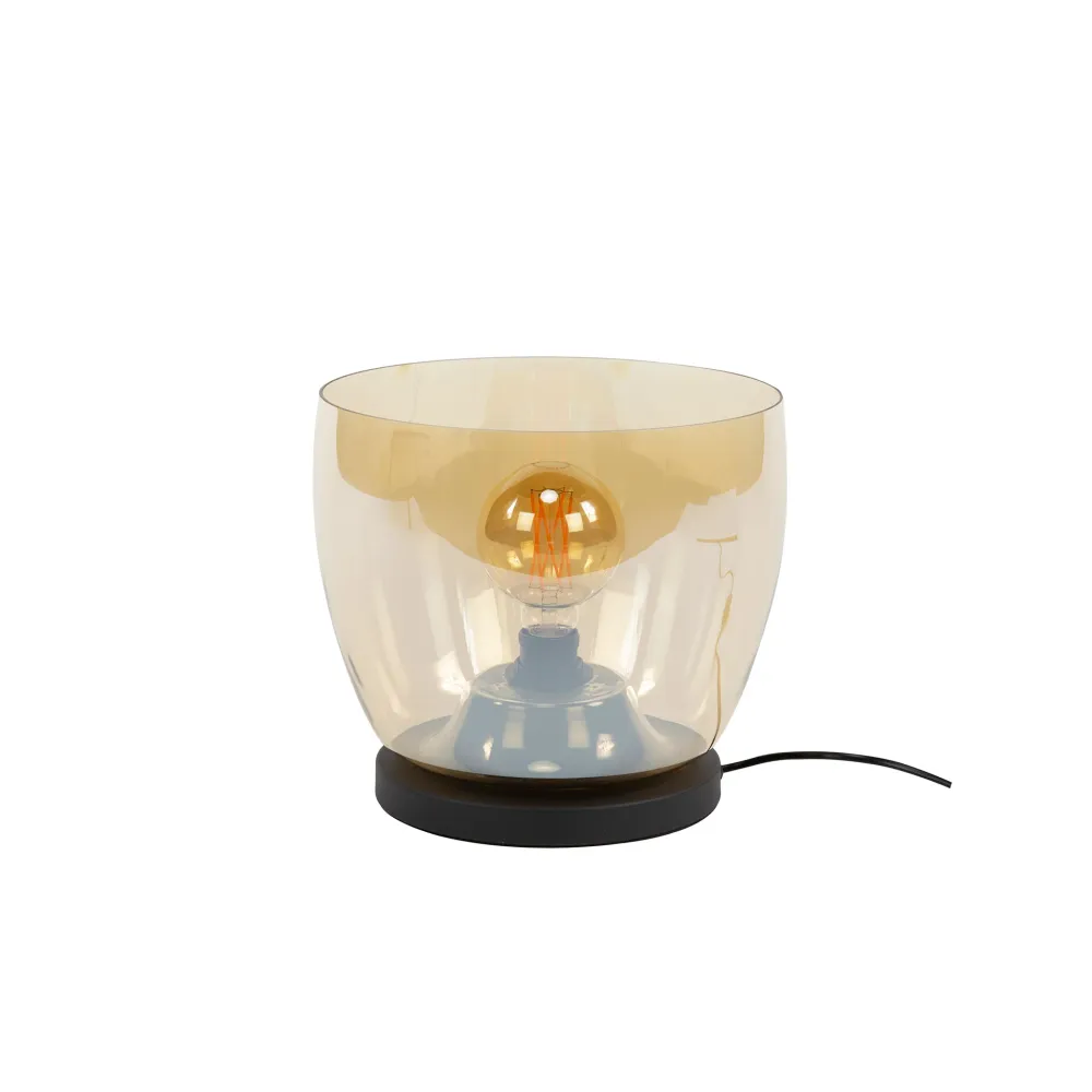 Vloerlamp Lunaris - Amberkleurig - Glas - Ø 29 cm Meubelserie Lunaris
