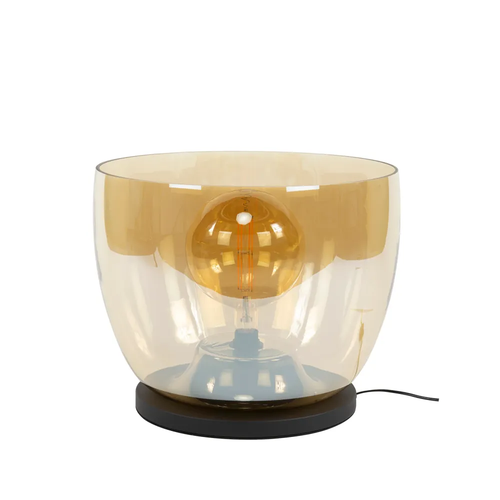 Vloerlamp Lunaris - Amberkleurig - Glas - Ø 48 cm Meubelserie Lunaris