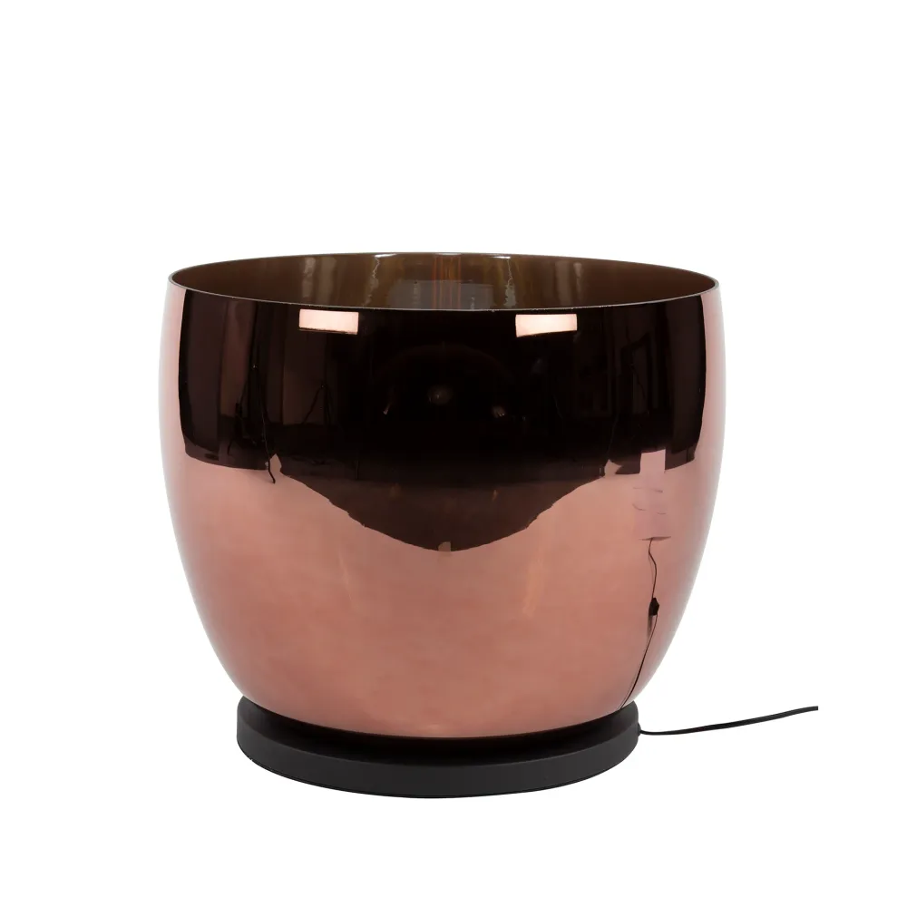 Vloerlamp Lunaris - Koper - Glas - Ø 48 cm Meubelserie Lunaris