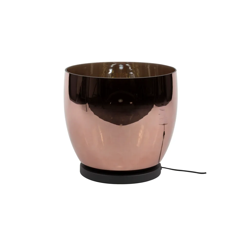 Vloerlamp Lunaris - Koper - Glas - Ø 33 cm Meubelserie Lunaris