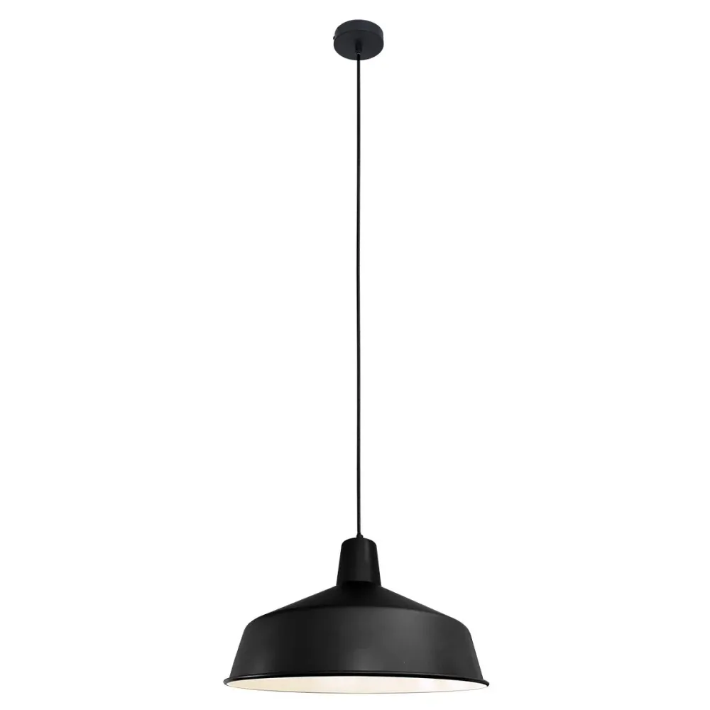 Mexlite hanglamp blackmoon - 1 lichts - 40x 180 cm - zwart