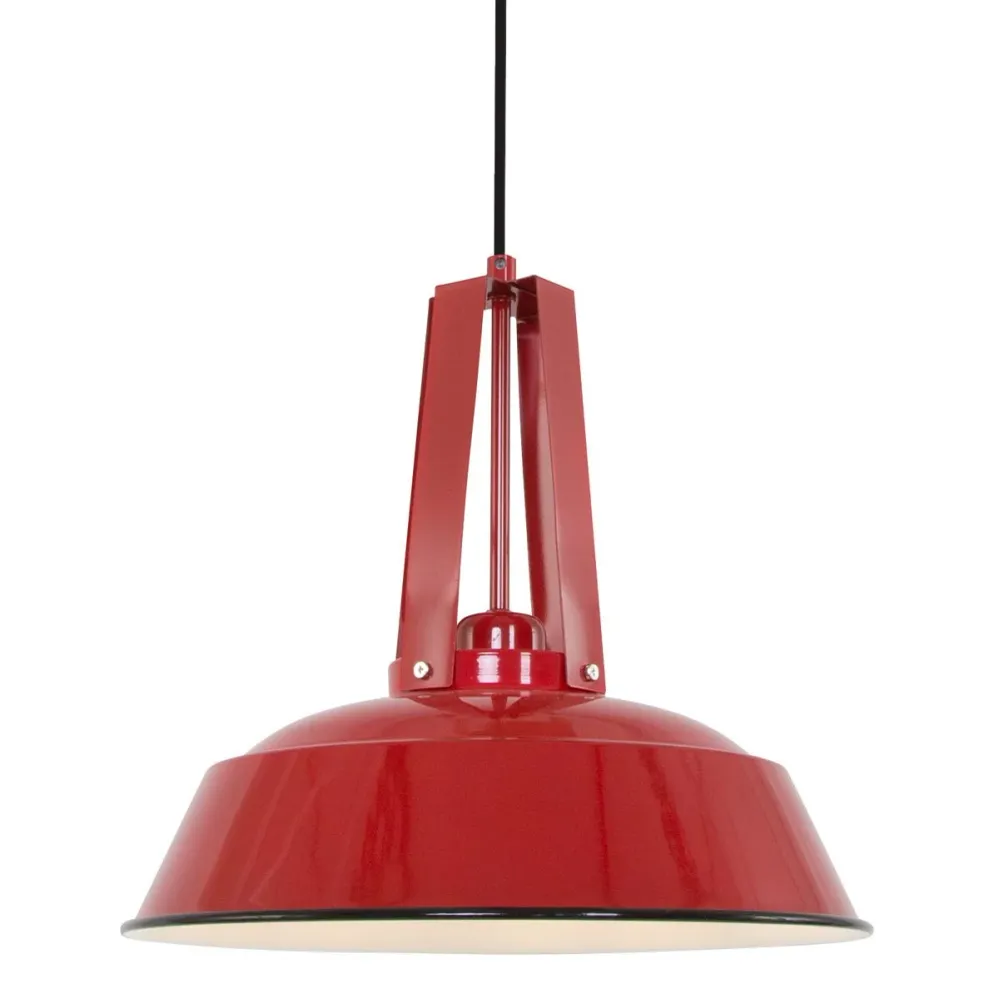 Mexlite hanglamp eden - 1 lichts - 42x 200 cm - rood