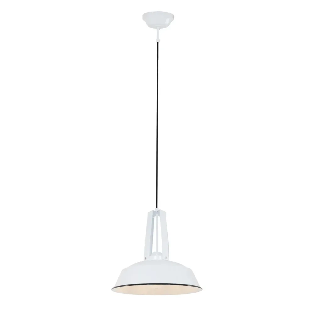 Mexlite hanglamp eden - 1 lichts - 42x 200 cm - wit