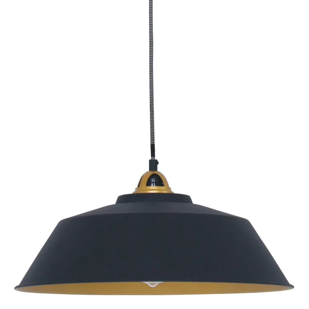 Mexlite hanglamp nove - 1 lichts - 42x 125 cm - zwart