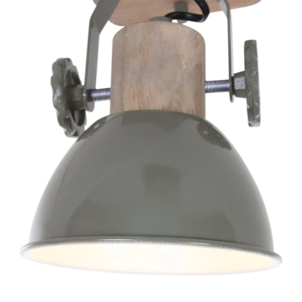 Mexlite spot gearwood - 1 lichts - 15x 17 cm - groen