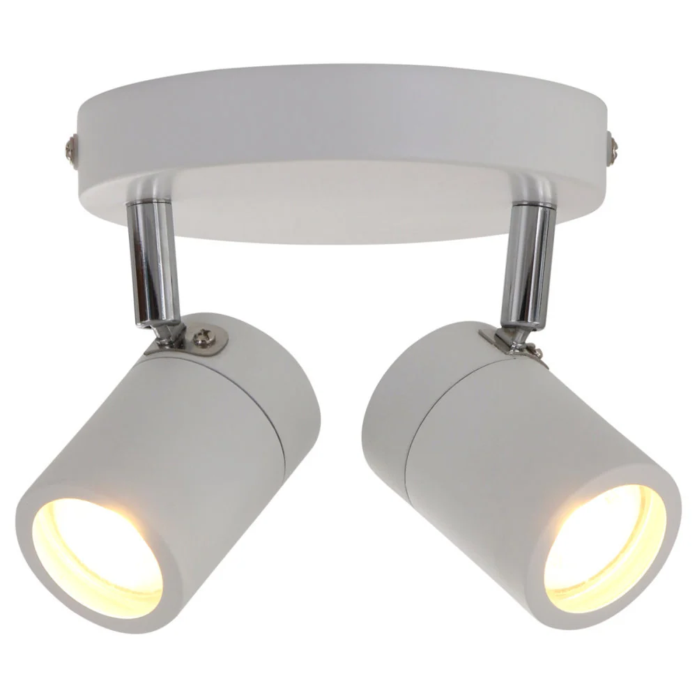 Mexlite spot upround - 2 lichts - 24x 15 cm - wit
