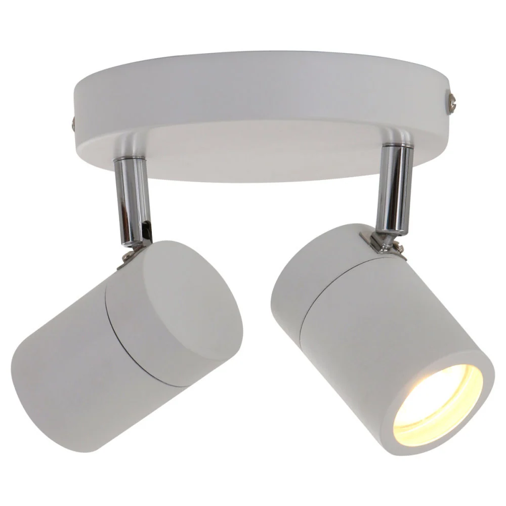 Mexlite spot upround - 2 lichts - 24x 15 cm - wit