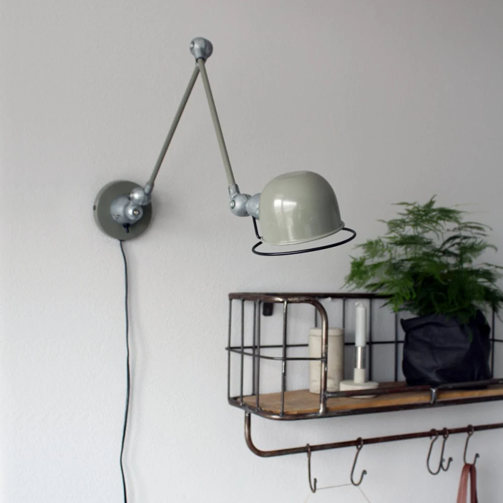 Mexlite wandlamp davin - 1 lichts - 82x 82 cm - groen