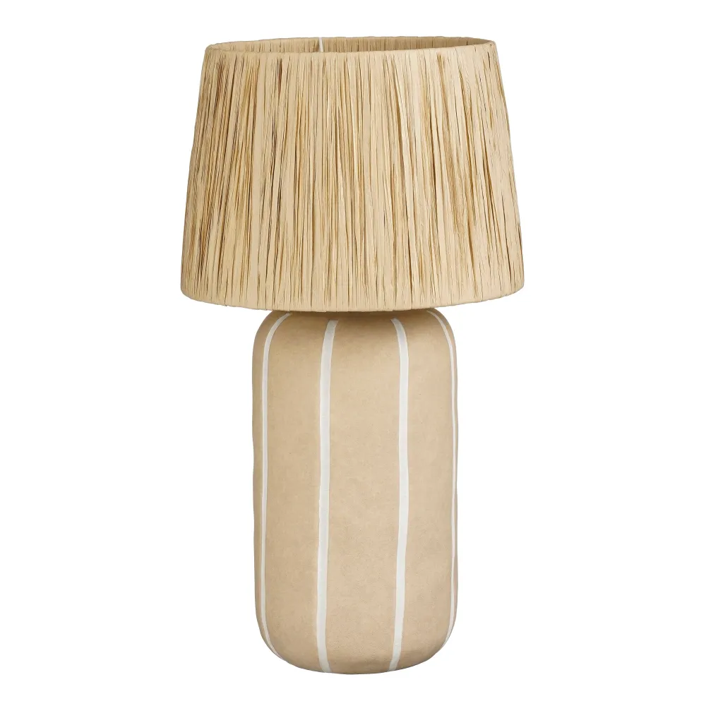 Mica Decorations Denton Tafellamp Woonkamer - Lamp Decoratief met Lampenkap - Bureaulamp Tafellampen Woonkamer - 61 x ⌀33...